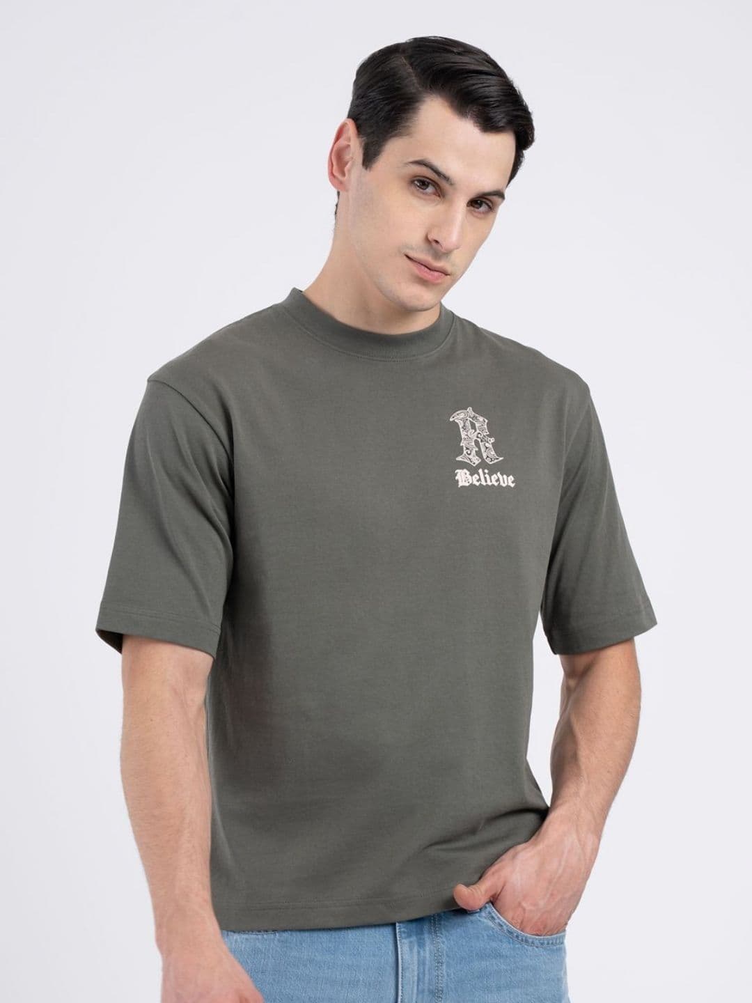 Red Tape Men Graphic Print Round Neck T-Shirt - view 1