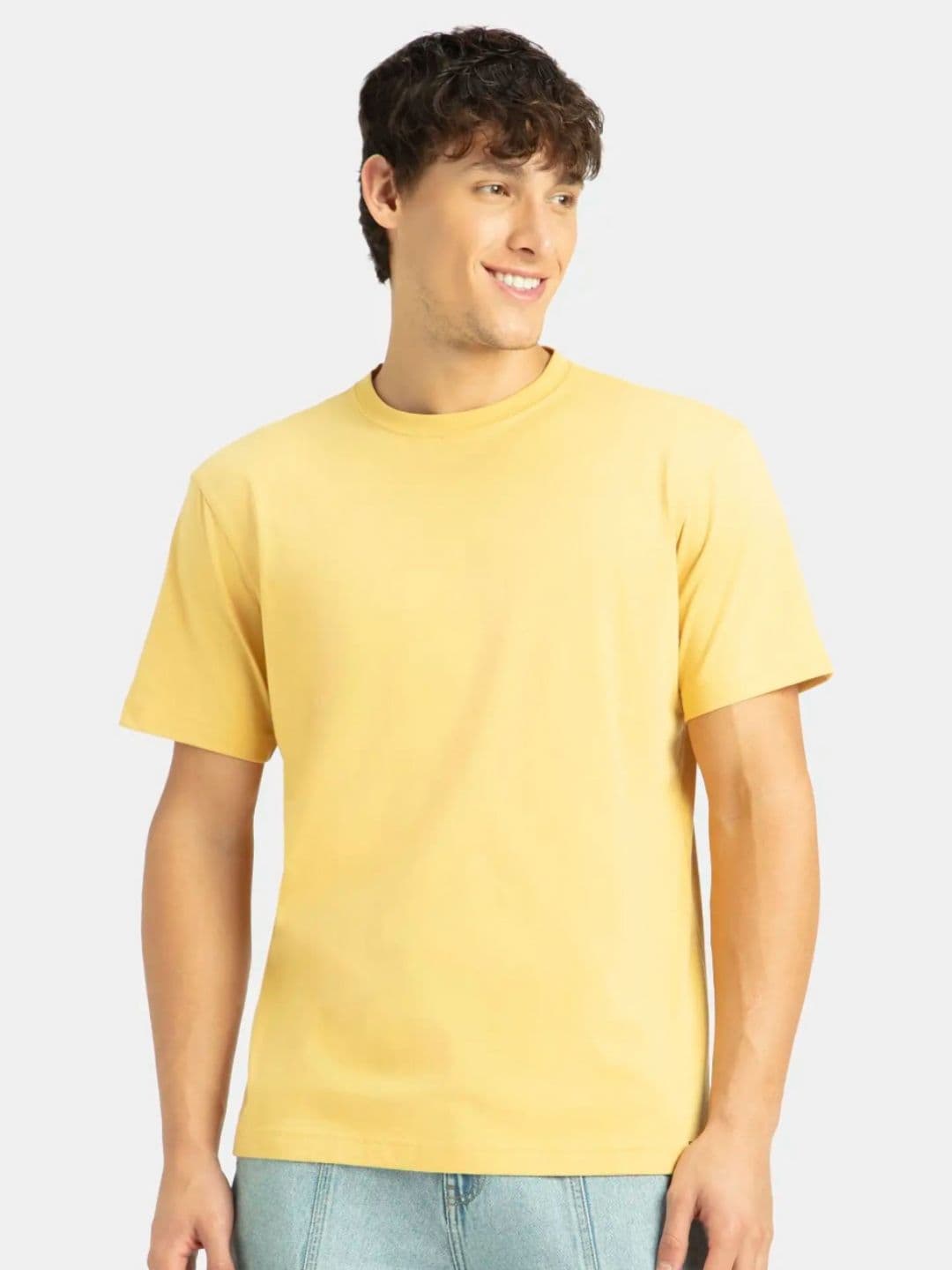 Jockey Super Combed Cotton Rich Round Neck Half Sleeve Tshirt-2714 - view 1