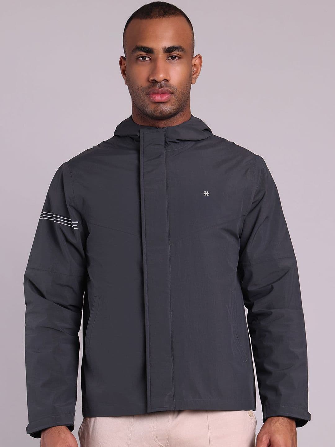 HOUSE OF VEDAS Men Dry Fit Windcheater and Water Resistant Outdoor Sporty Jacket - view 1