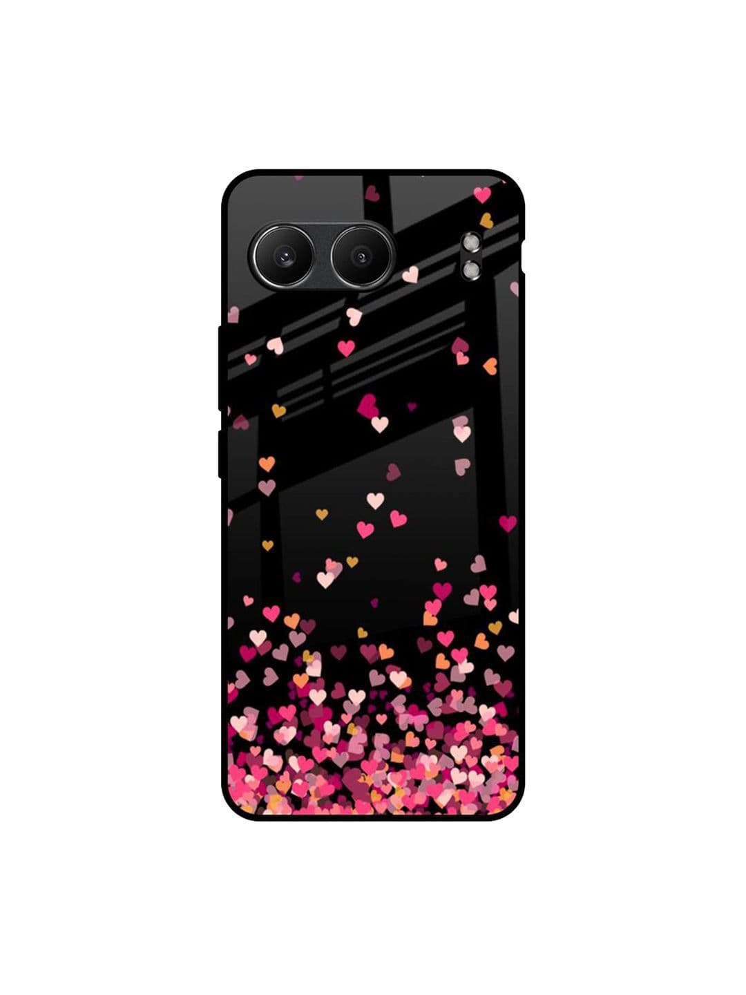 QRIOH Heart Rain Fall OnePlus Nord 4 5G Impact Resistant Back Case - view 1