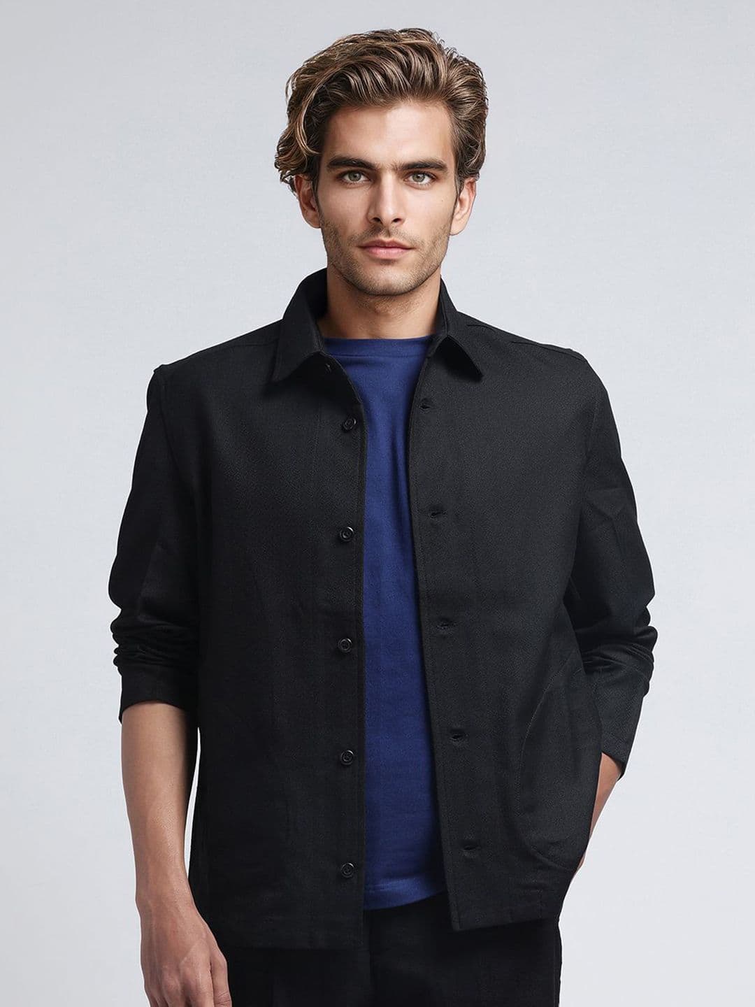 RARE RABBIT Men Solid Tailored Jacket - view 1