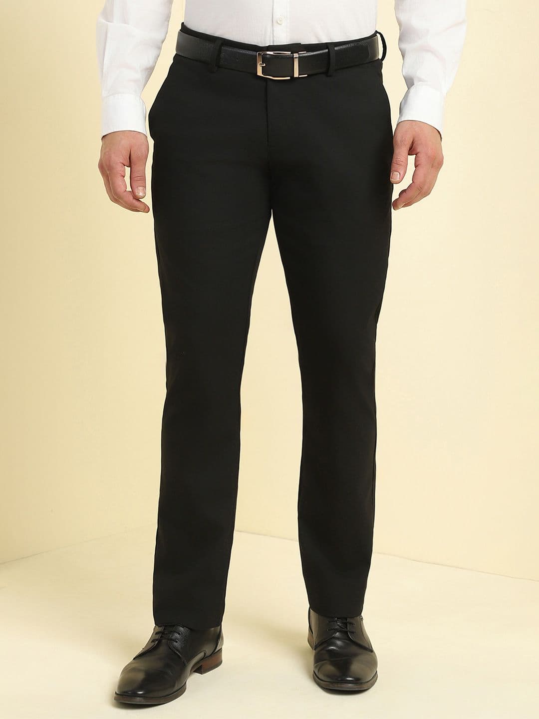 Allen Solly Men Mid-Rise Slim Fit Formal Trousers - view 1