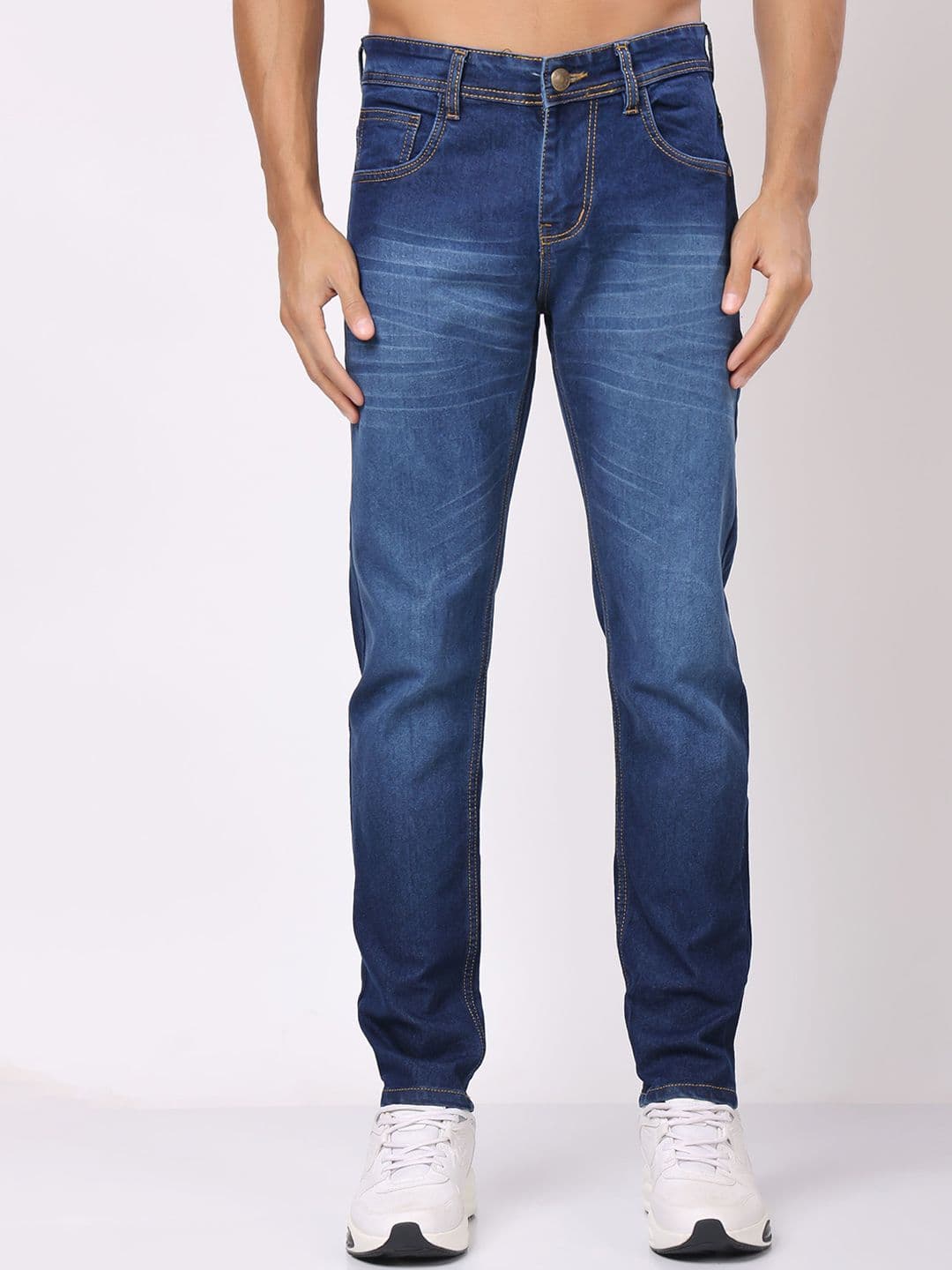 London Hills Men Regular fit Mid-Rise Light Fade Jeans - view 1