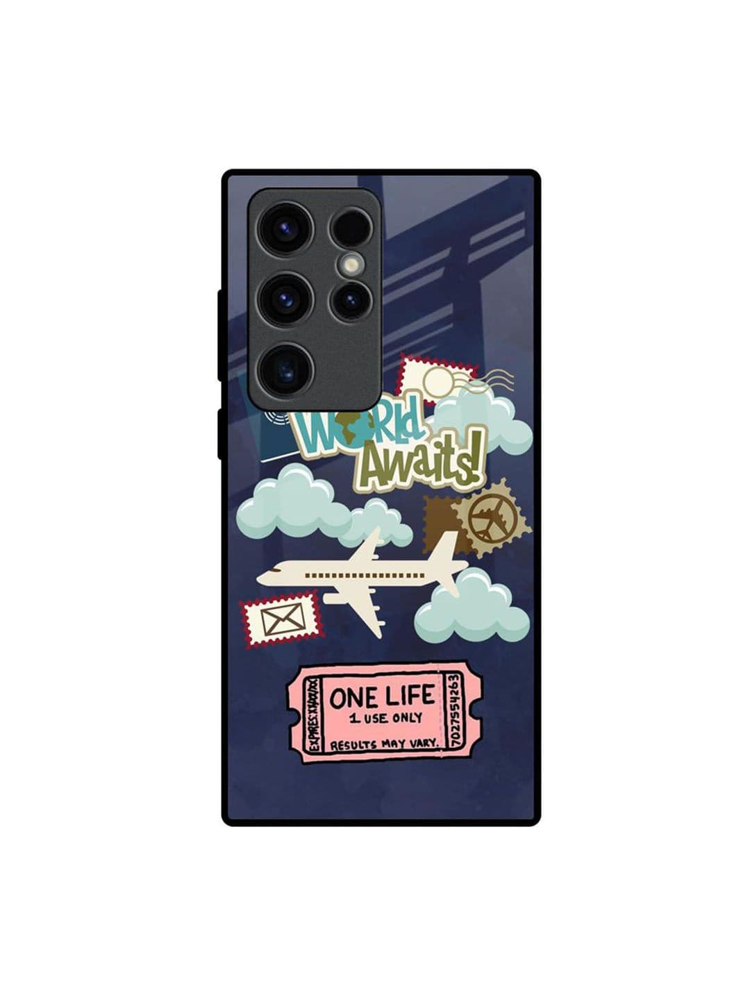 QRIOH Floral Printed Samsung Galaxy S23 Ultra 5G Back Case Mobile Accessories - view 1