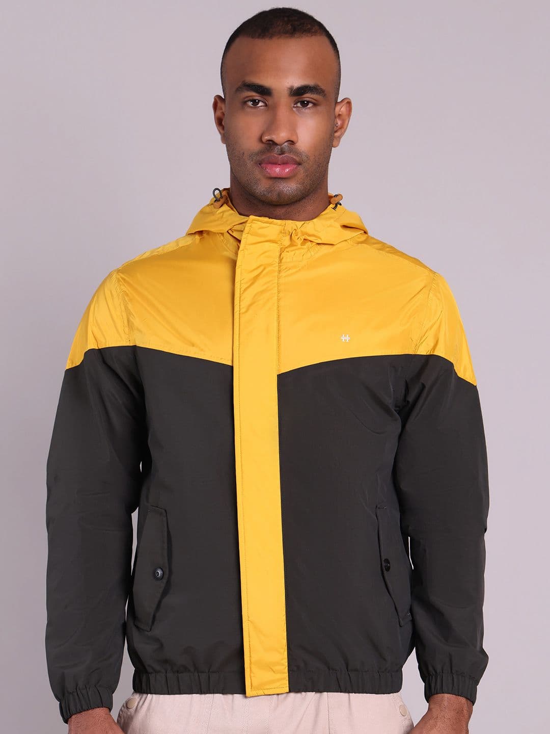 HOUSE OF VEDAS Men Colourblocked Windcheater and Water Resistant Outdoor Sporty Jacket - view 1