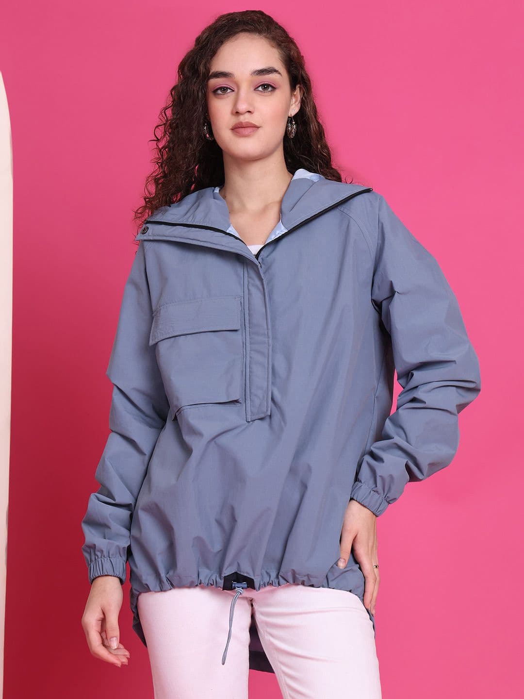 HOUSE OF VEDAS Women Windcheater and Water Resistant Outdoor Sporty Jacket - view 1