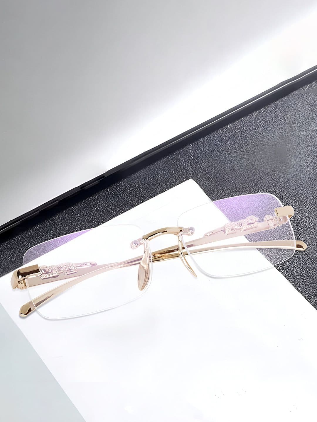 FUNGLASSES Unisex Rectangle Sunglasses - view 1