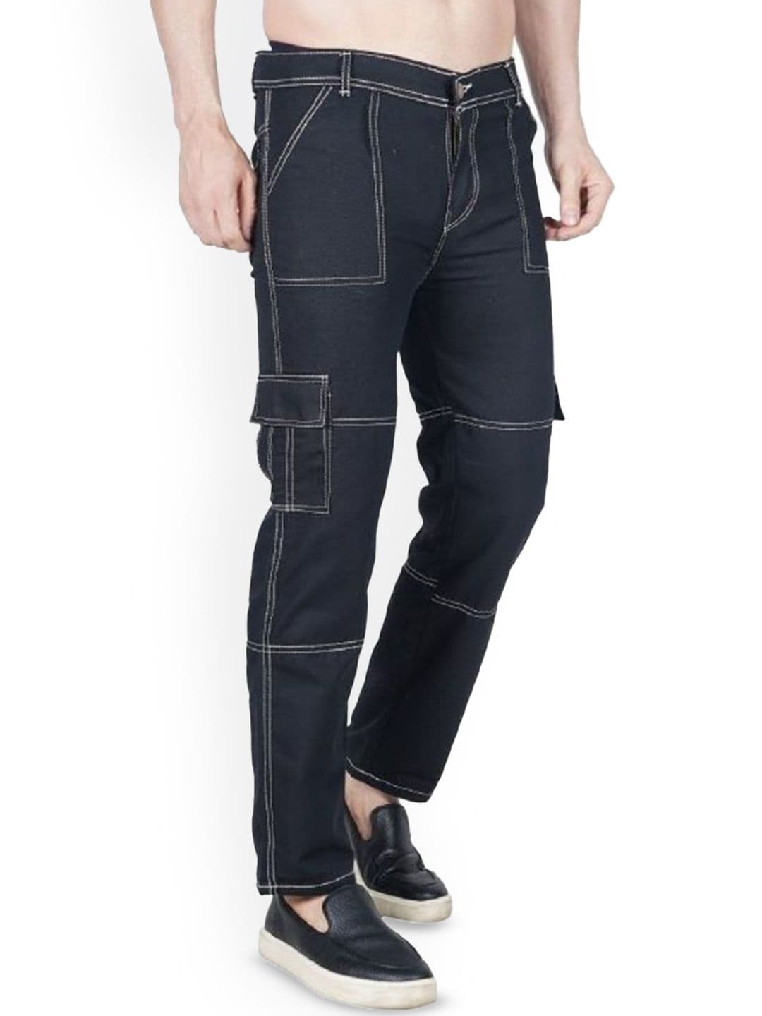 LINARIA Men Classic Straight Fit Highly Distressed Jeans - view 1