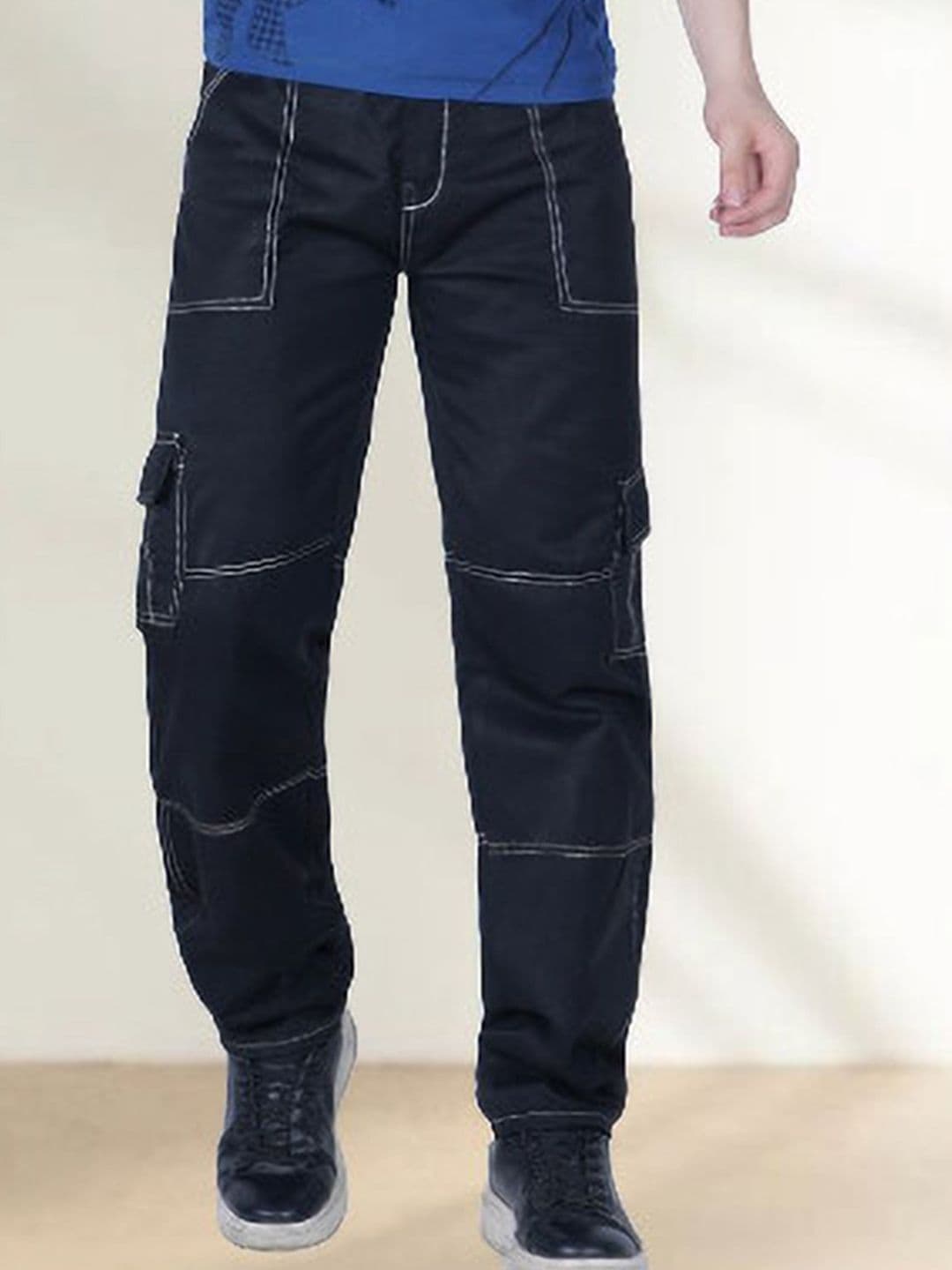 LINARIA Men Classic Mid-Rise Cargo Styles Jeans - view 1