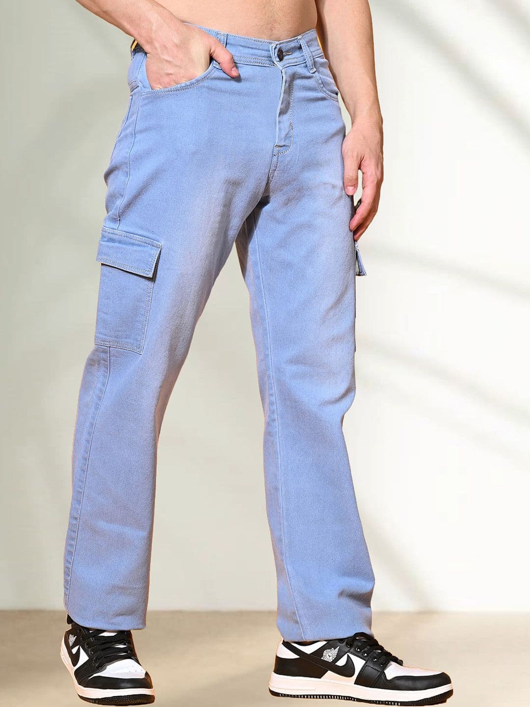LINARIA Men Classic Cotton Mid-Rise Jogger Jeans - view 1