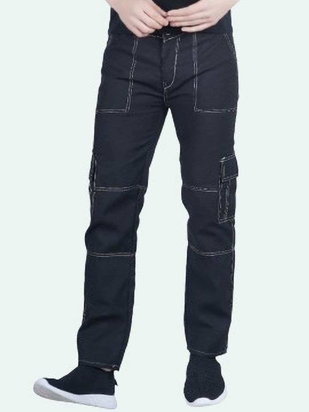 LINARIA Men Classic Slim Fit Low Distress Light Fade Jeans - view 1