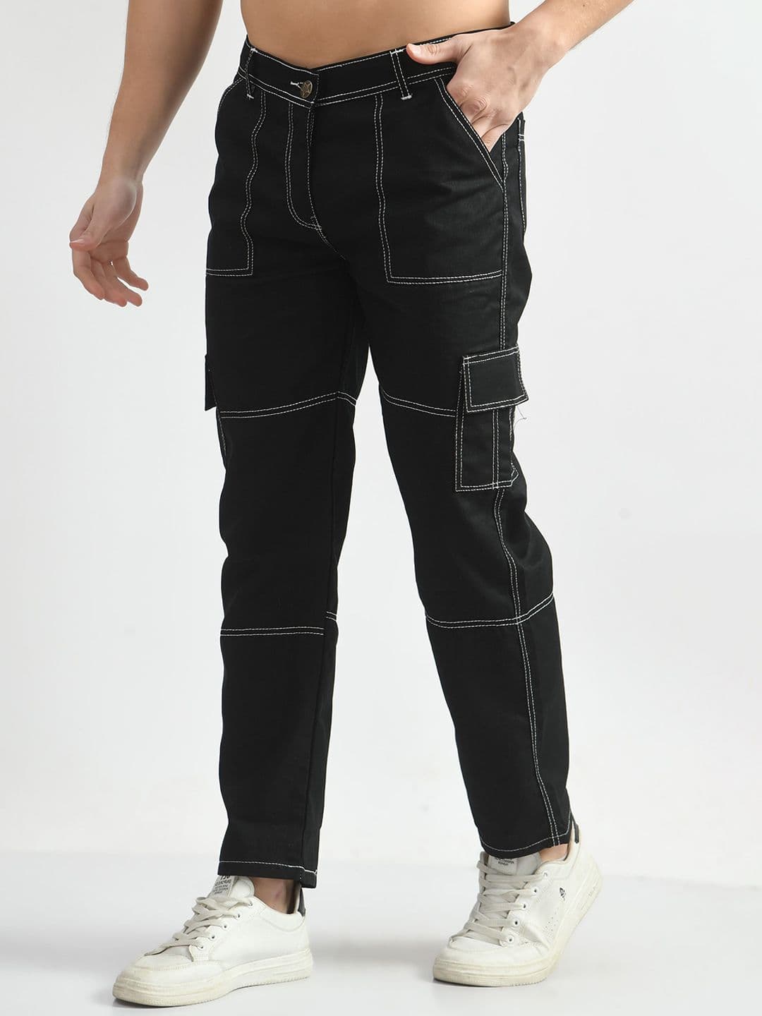 LINARIA Men Classic Slim Fit Mid-Rise Jeans - view 1