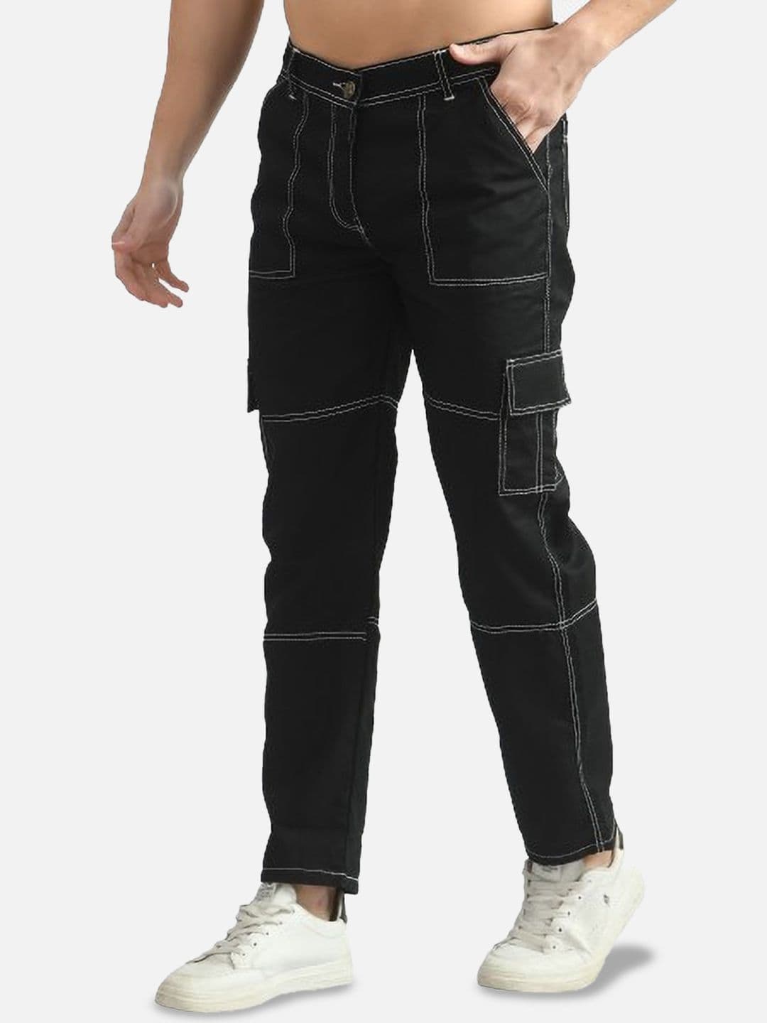 LINARIA Men Cotton Classic Clean Look Cargo Styles Jeans - view 1