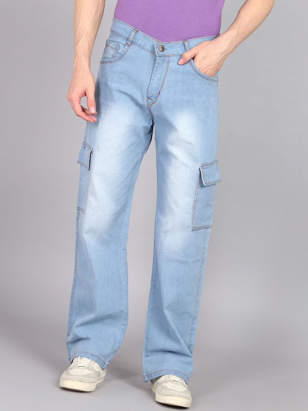 LINARIA Men Classic Boyfriend Fit Heavy Fade Jeans - view 1