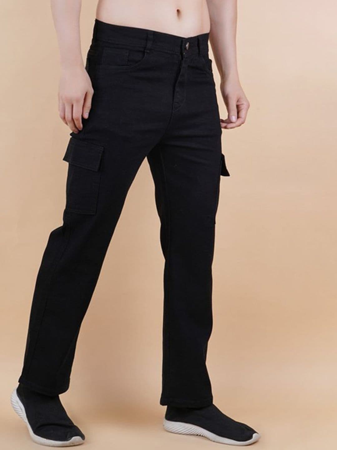 LINARIA Men Classic Slim Fit Stretchable Cargo Styles Jeans - view 1