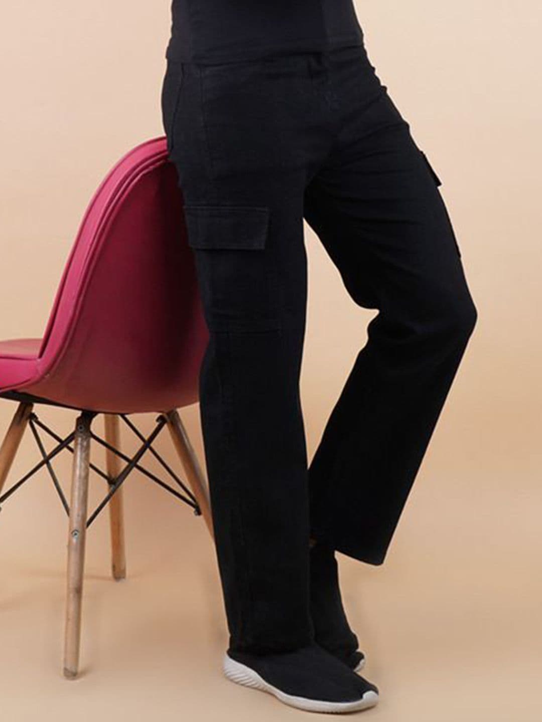 LINARIA Men Classic Relaxed Fit Stretchable Cargo Styles Jeans - view 1