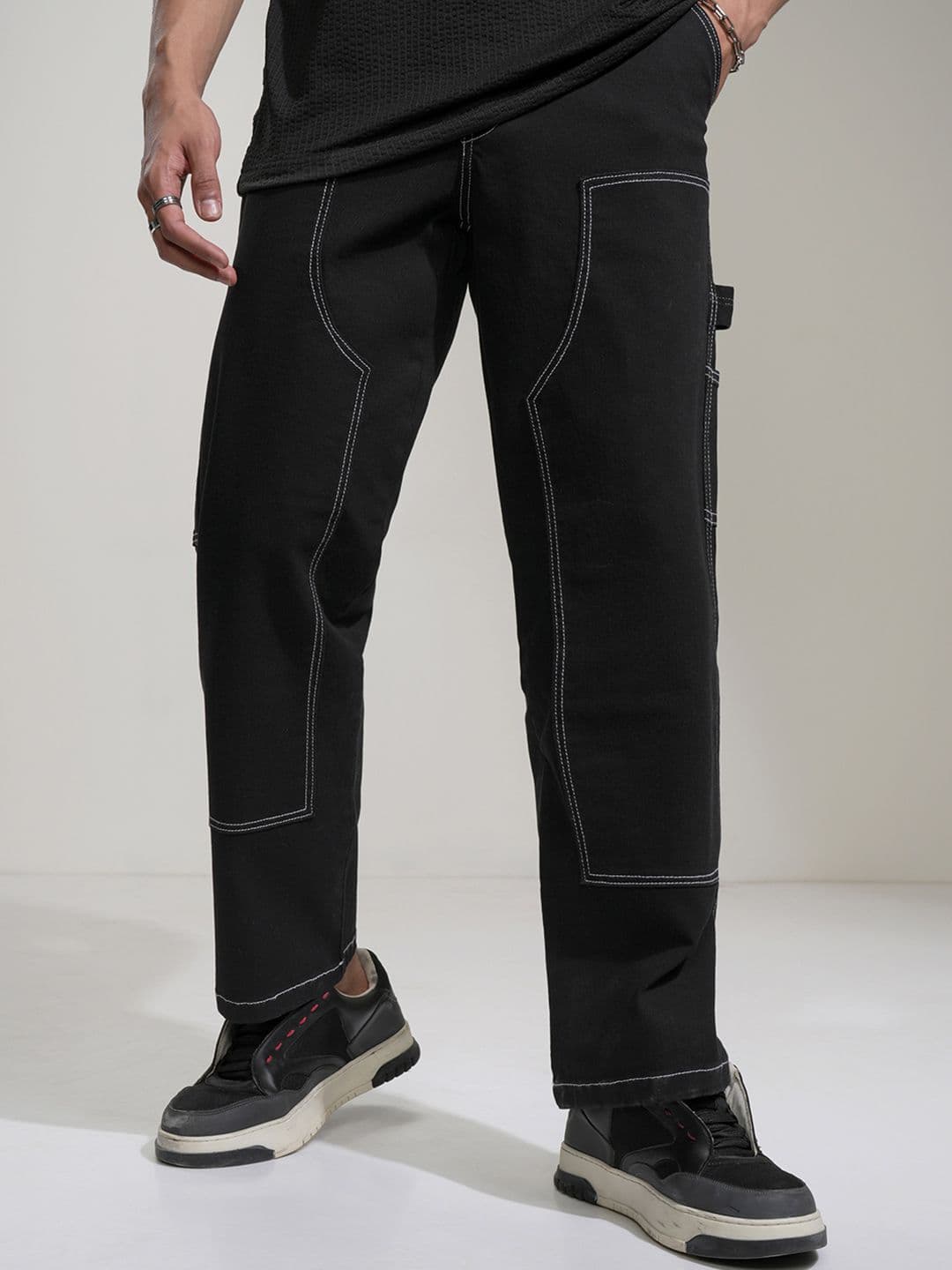 HIGHLANDER Men Straight Fit Heavy Fade Stretchable Jeans - view 1