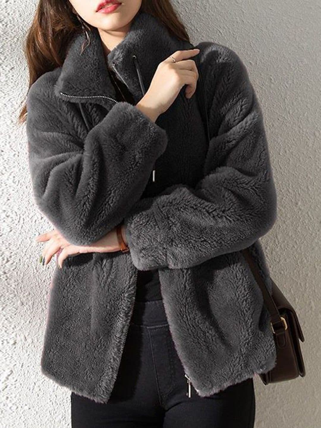 The Roadster Lifestyle Co Women Mock Collar Jackets - view 1