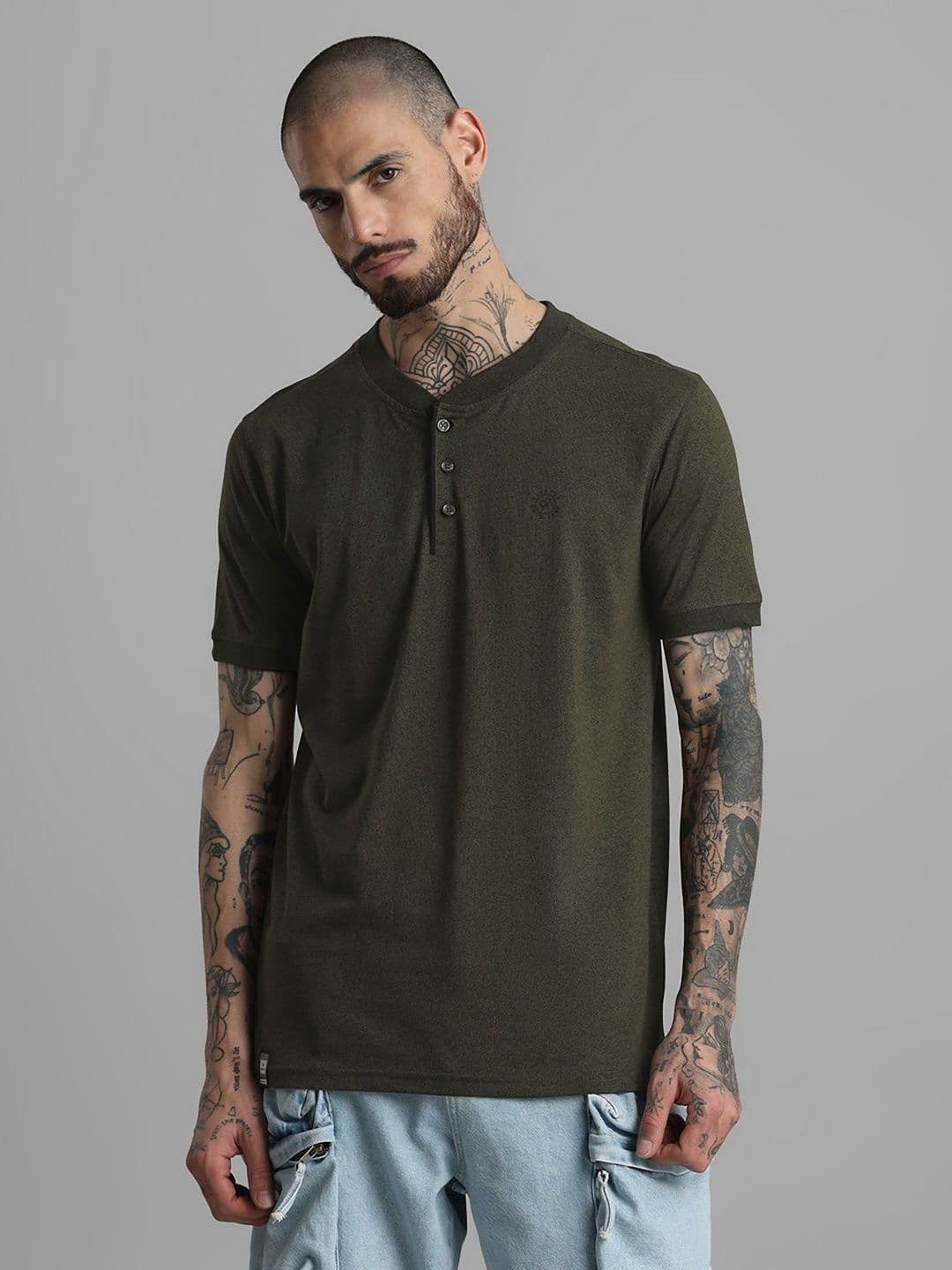 Klub Fox Men Polo Collar Pockets T-shirt - view 1