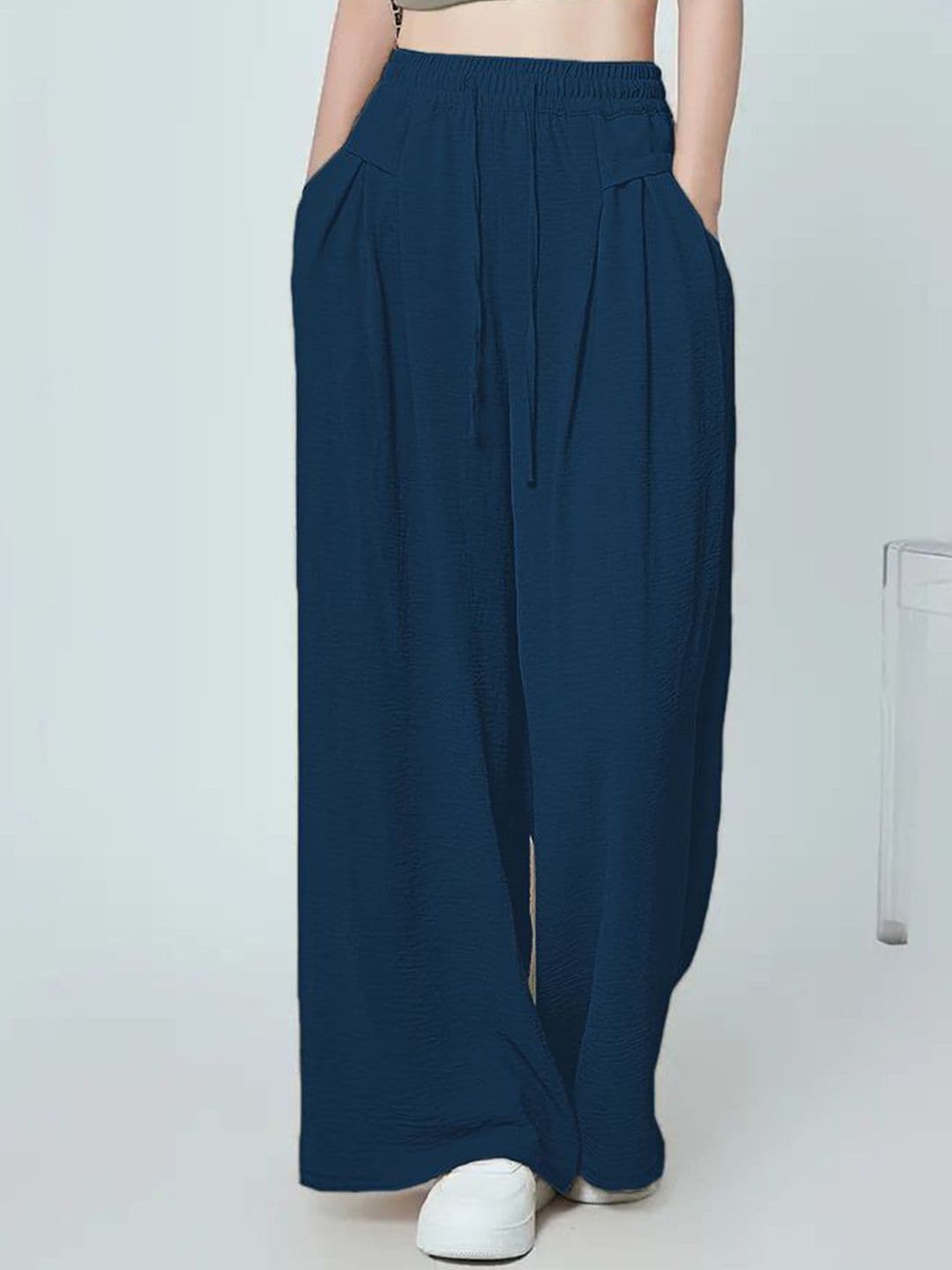 SZN Women Flared High-Rise Pleated Trousers - view 1