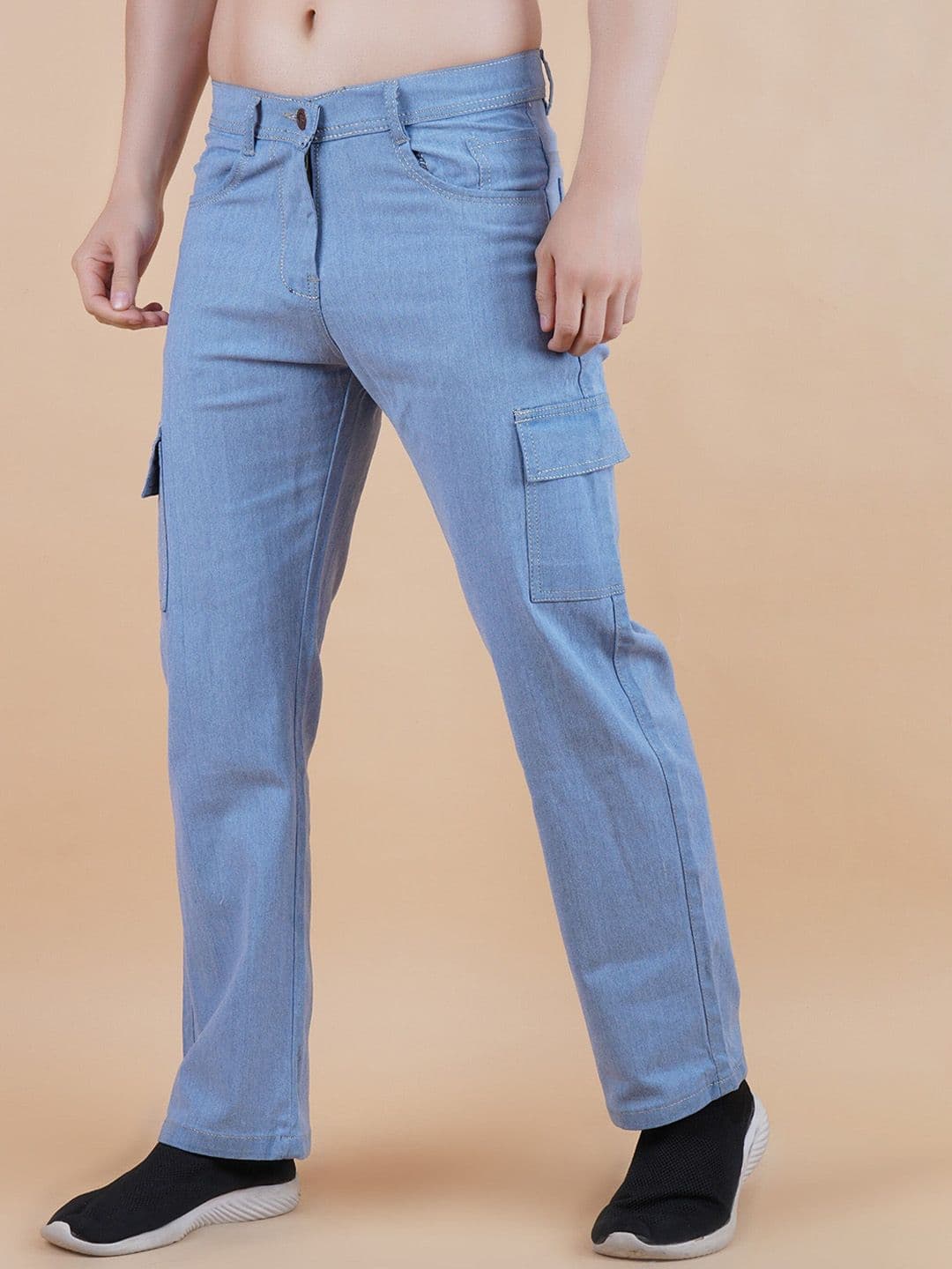 LINARIA Men Classic Mid-Rise Straight Fit Clean Look Jeans - view 1