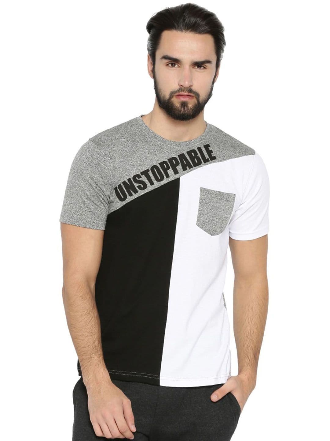 CAHOOT Men Colourblocked T-shirt - view 1
