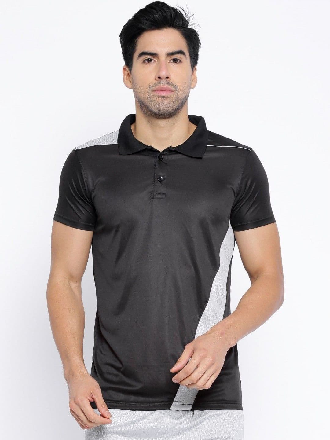 CAHOOT Men Colourblocked Polo Collar T-shirt - view 1