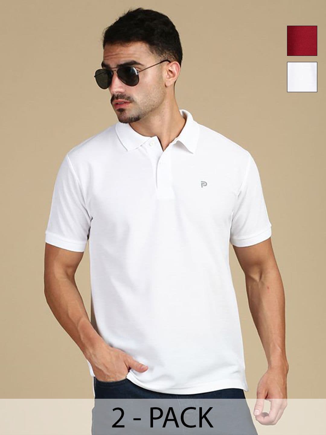 LUX PARKER Men 2 Polo Collar T-shirt - view 1