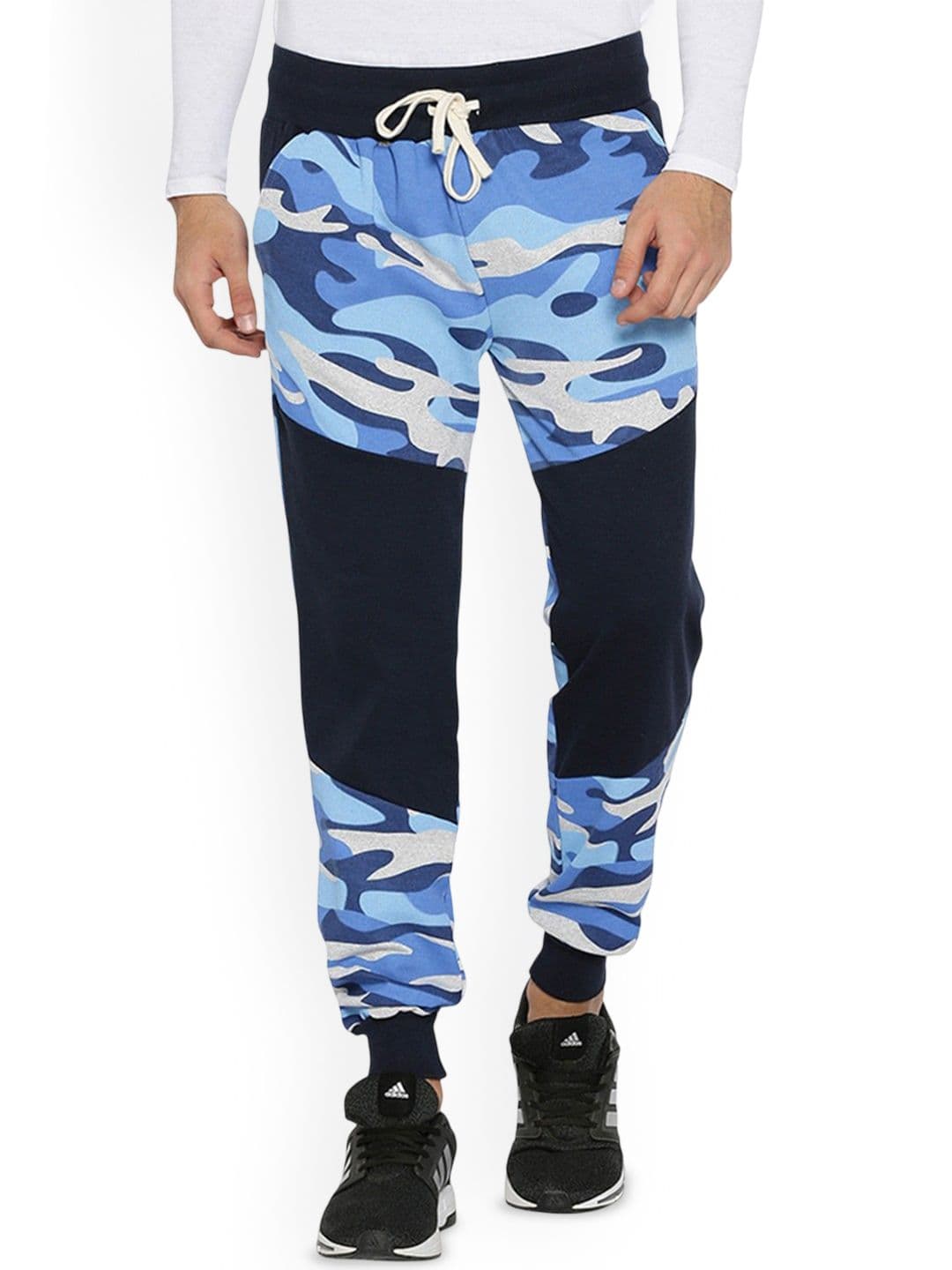 CAHOOT Men Abstract Printed Cotton Regular Fit Mid-Rise Joggers - view 1