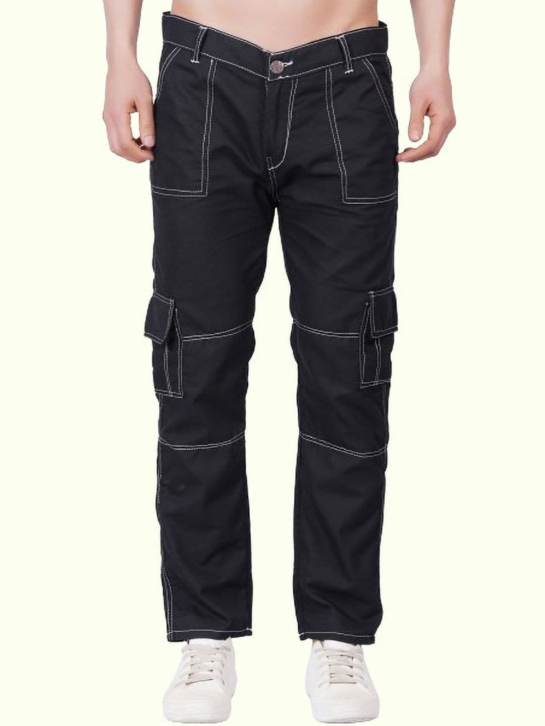 LINARIA Men Classic Slim Fit Low Distress Jeans - view 1