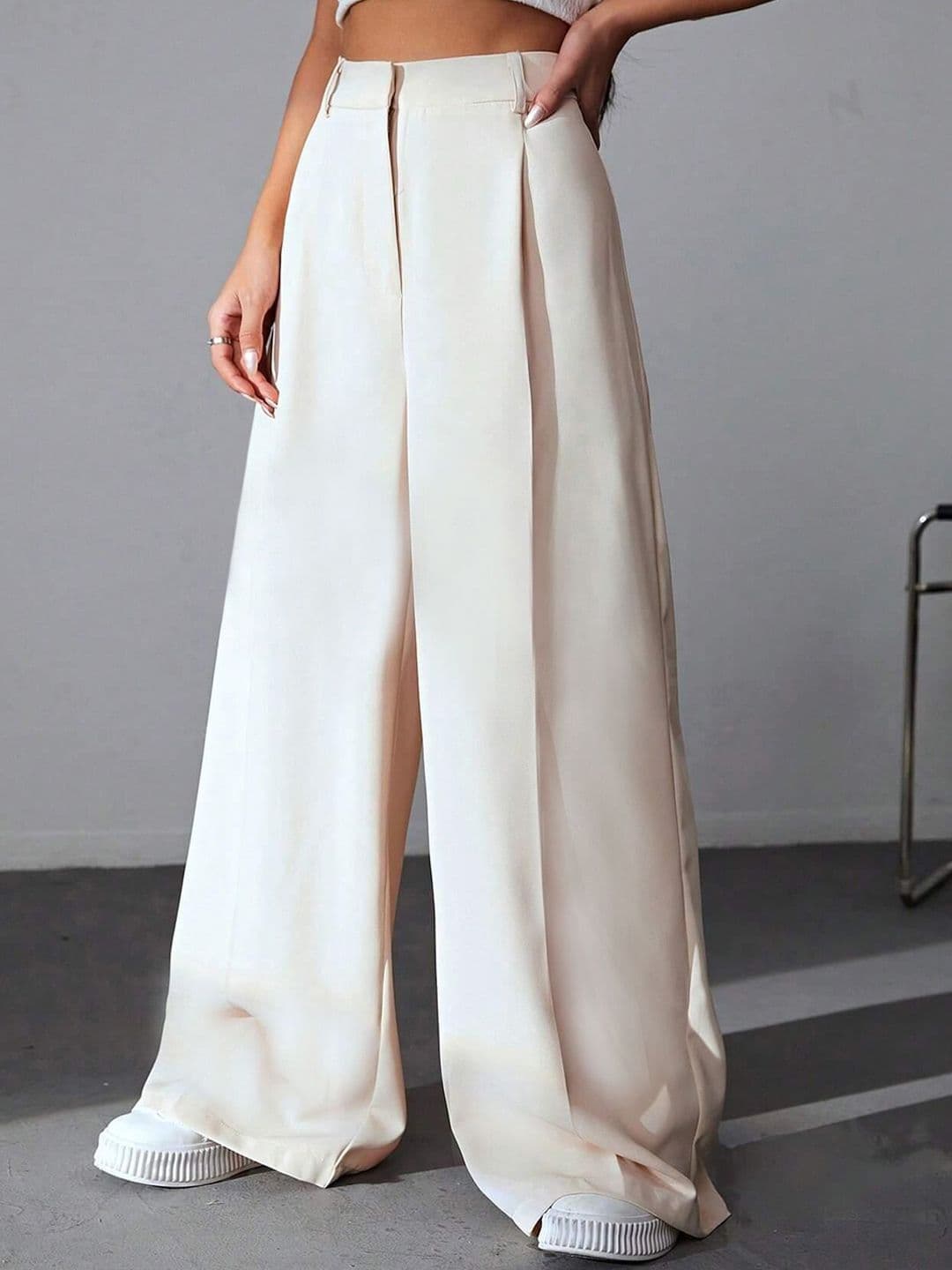 SZN Women Loose Fit High-Rise Wide Leg Trousers - view 1