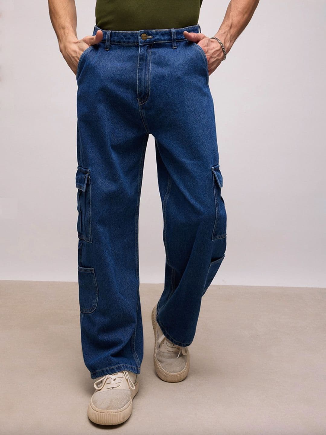 MASTERLY WEFT Men Super Slash Knee Stretchable Jeans - view 1