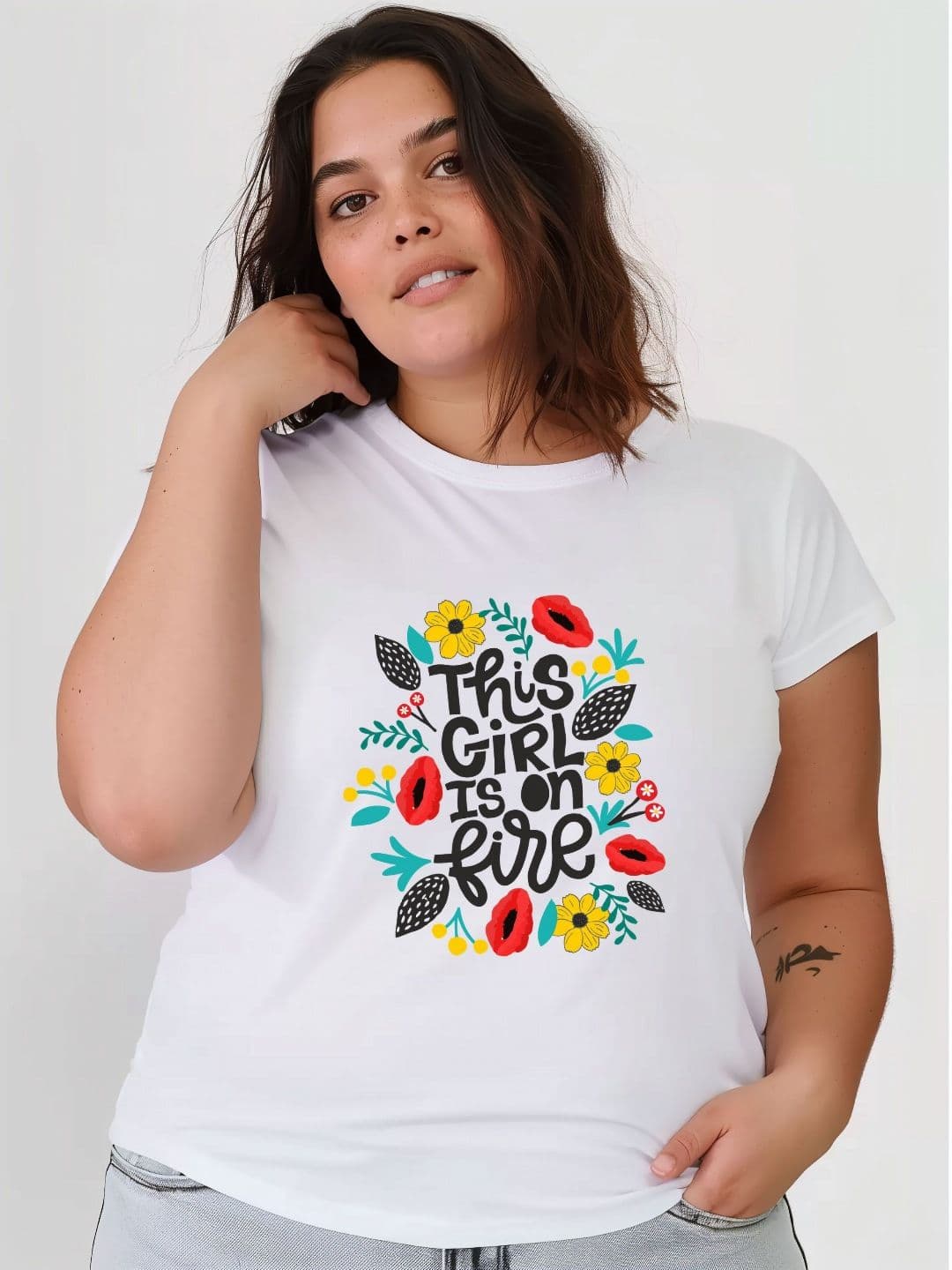 Toodle Plus Women Plus size Printed T-Shirt - view 1