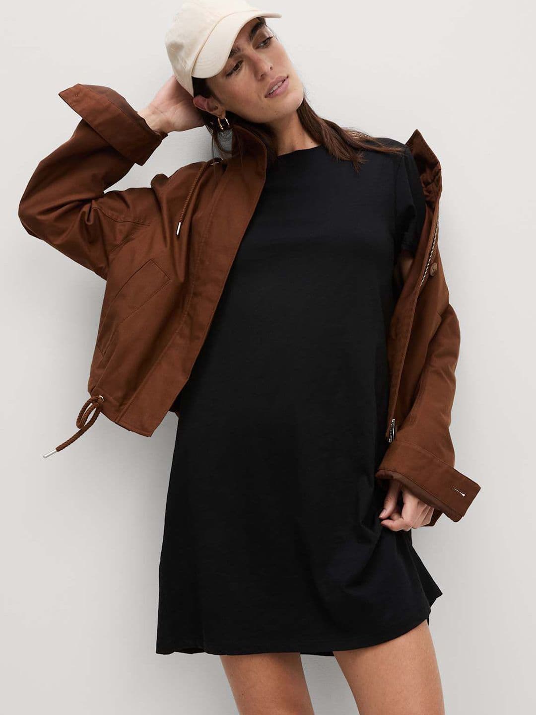 Marks & Spencer Pure Cotton Mini T-Shirt Dress - view 1