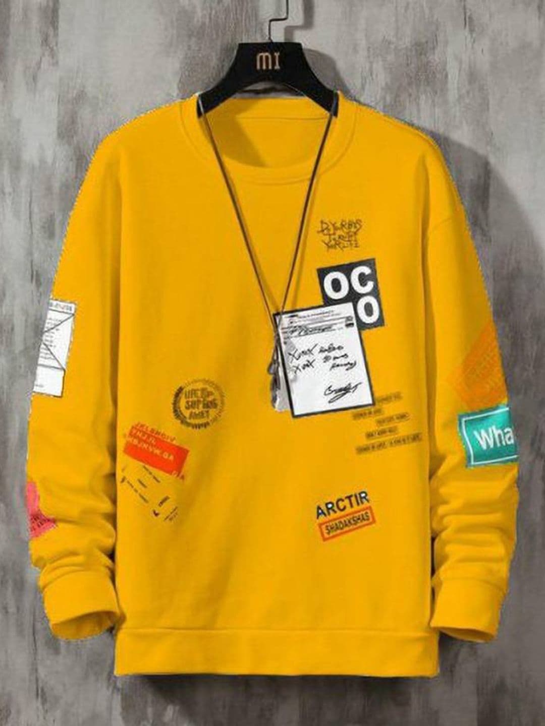 NB Nicky Boy Men Typography Printed Round Neck Sweatshirt - view 1
