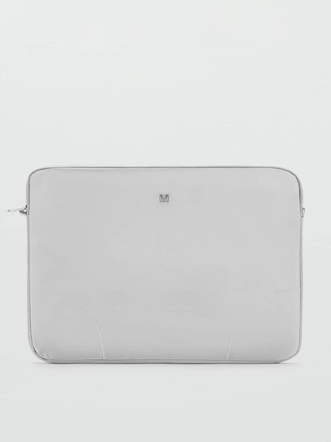 MANGO Women Brand Logo Embossed Padded Laptop Sleeve - 18 Inches - view 1