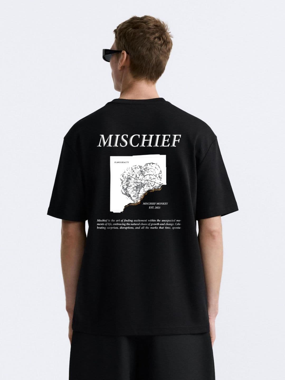 MISCHIEF MONKEY Men Applique T-shirt - view 1