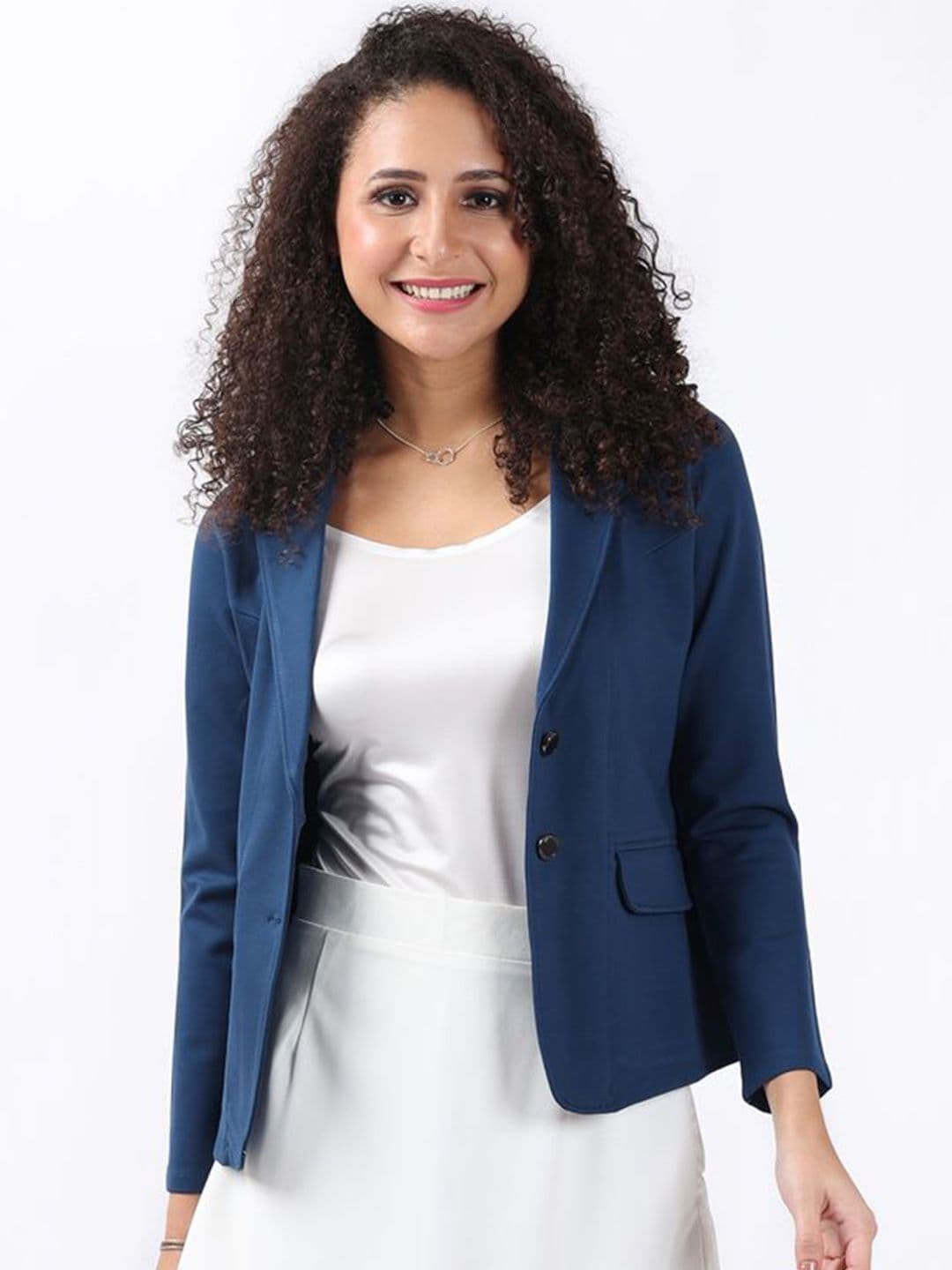 Bonnaty Notched Lapel Single-Breasted Blazer - view 1