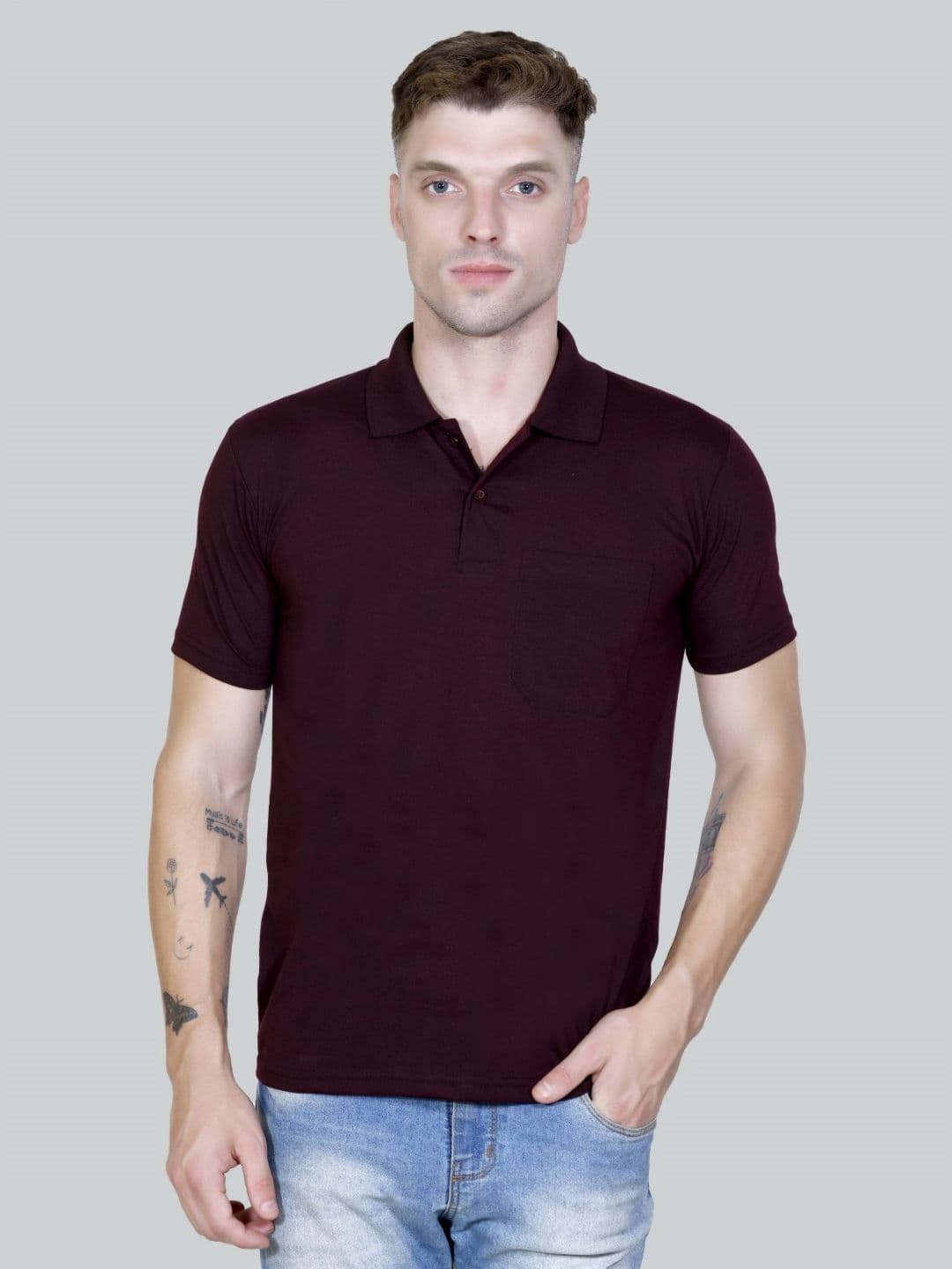Yoorix Men Polo Collar T-shirt - view 1