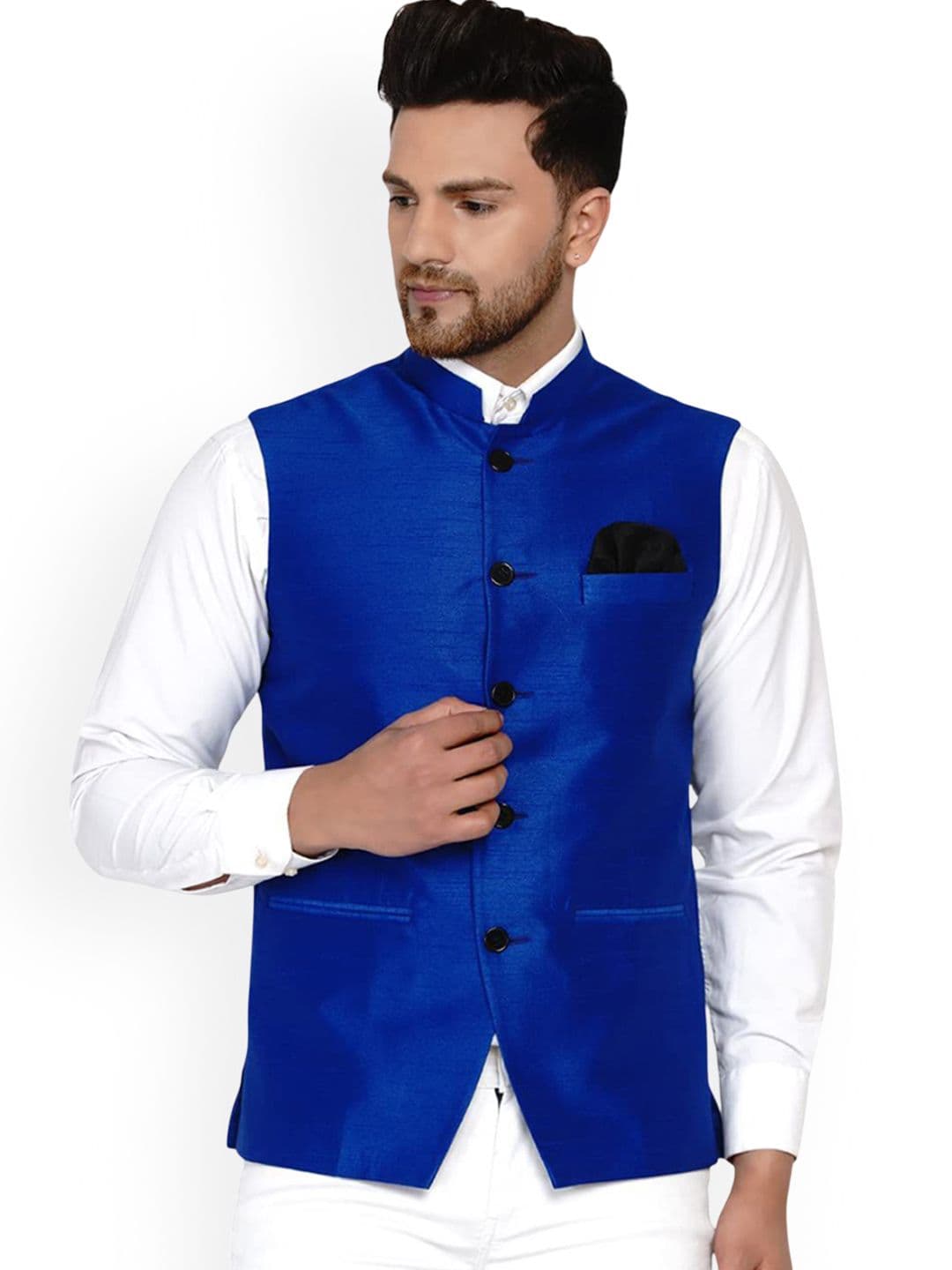 VEERA PARIDHAAN Banarasi Nehru Jacket - view 1