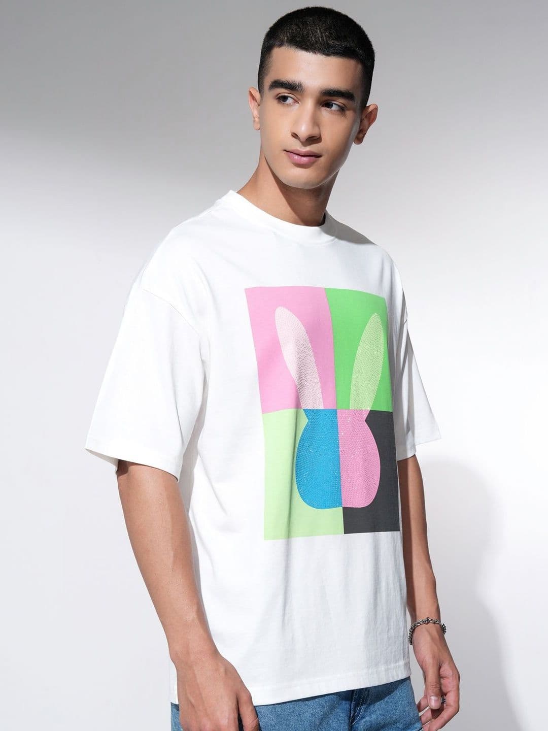 HIGHLANDER Men Printed Oversized T-shirt - view 1
