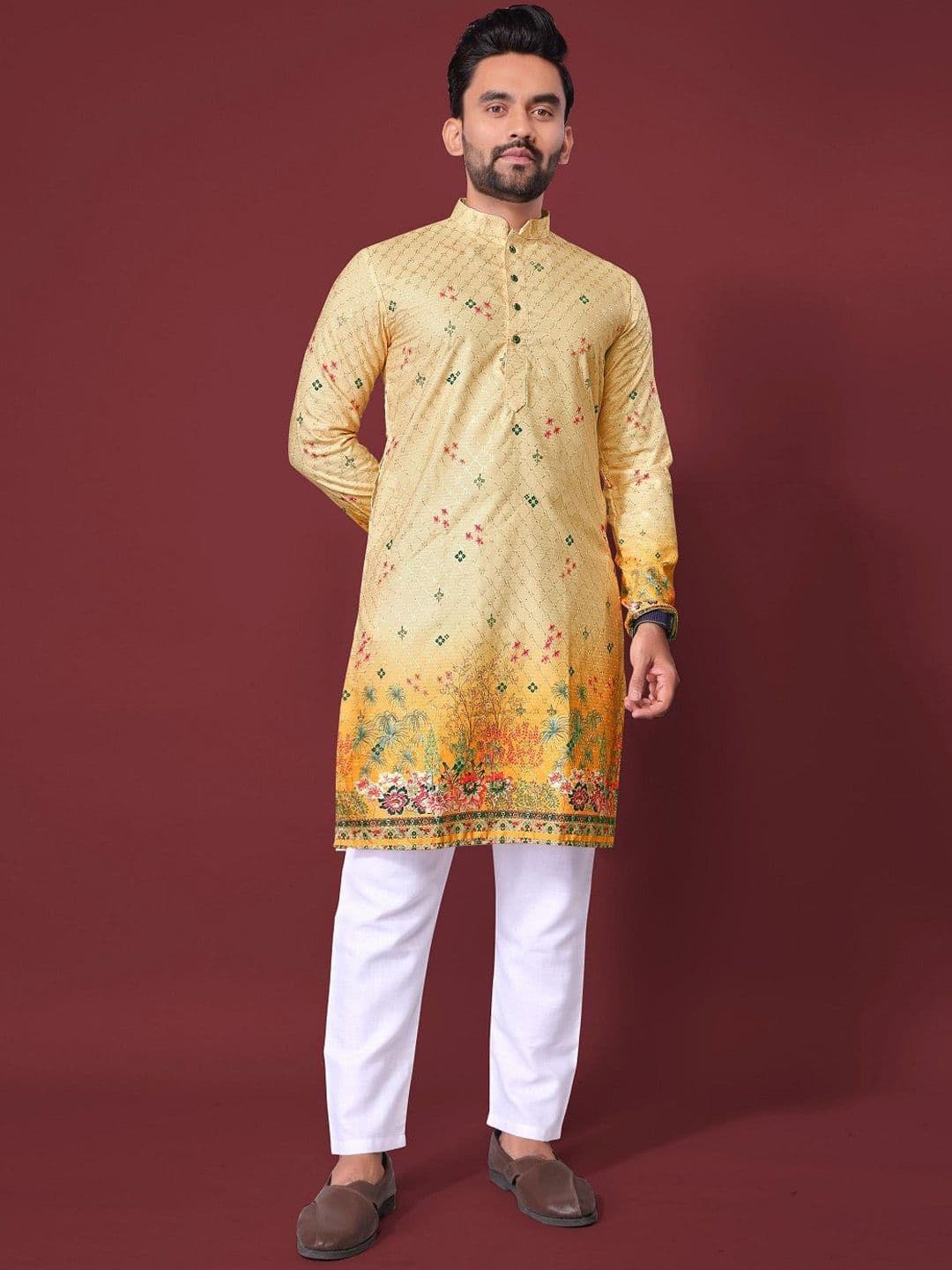 WELL TEX Men Kurta - view 1