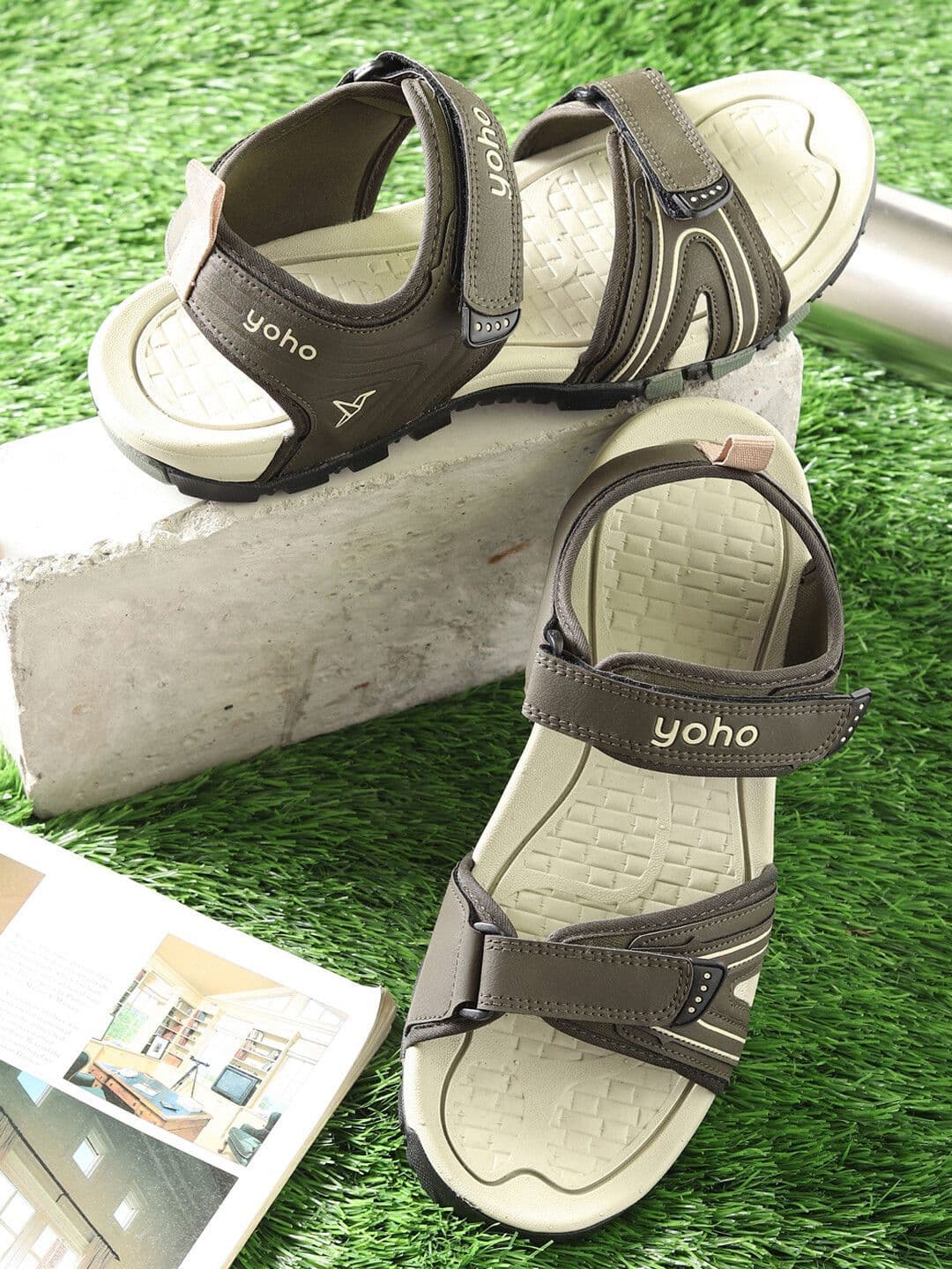 yoho Men Trailmark 002 Lightweight Breathable & Anti-Skid Footpharma Footbed Sports Sandal - view 1