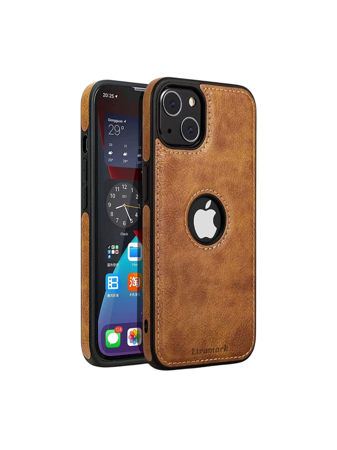 LIRAMARK Solid Printed iPhone 13 Back Case Mobile Accessories - view 1