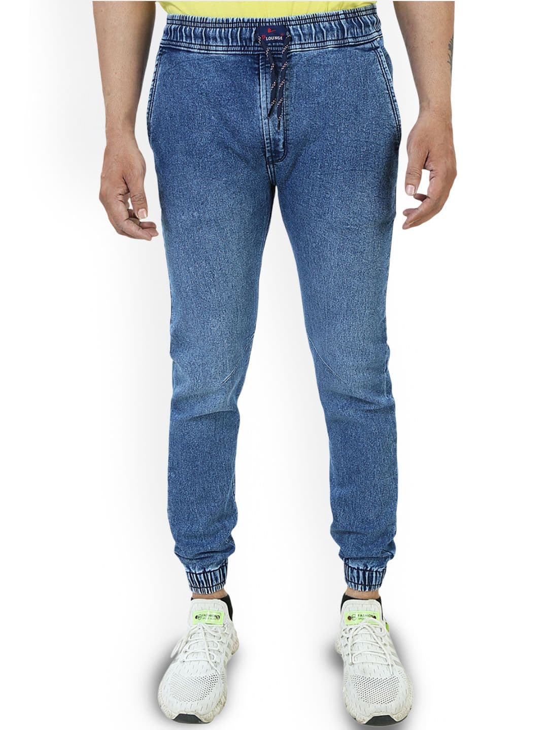 Plounge Men Jogger High-Rise Stretchable Jeans - view 1