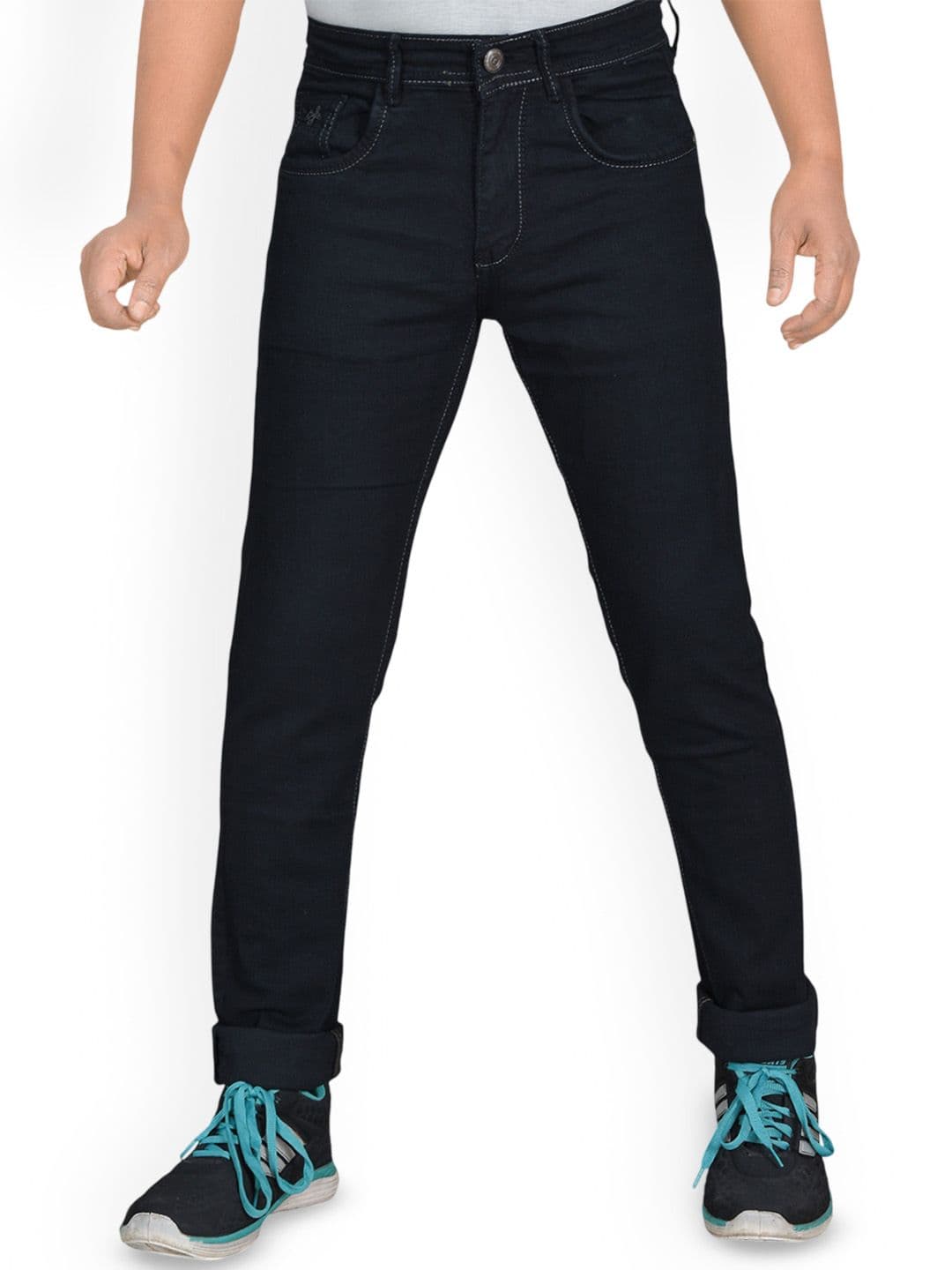 Plounge Men Slim Fit Stretchable Jeans - view 1