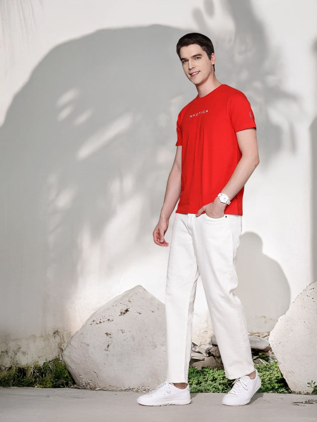 Nautica High IQ Lasting Colour Printed T-shirt - view 1