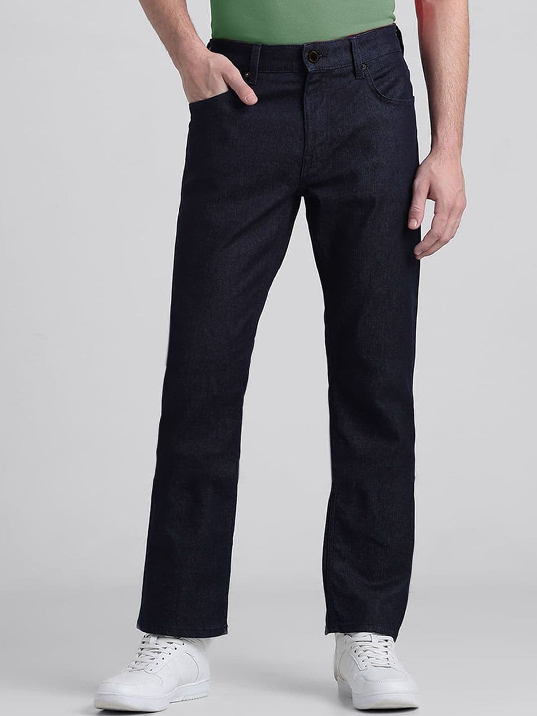 fineblu Men Stretchable Mid Rise Cotton Canvas Jeans - view 1
