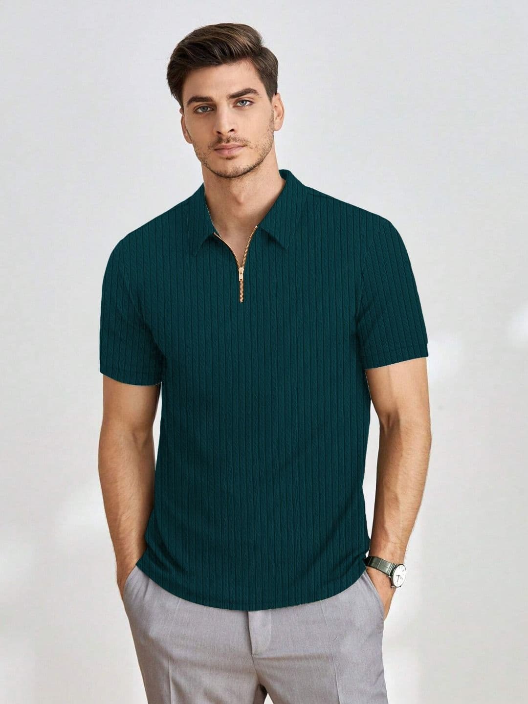KAJARU Men Polo Collar T-shirt - view 1