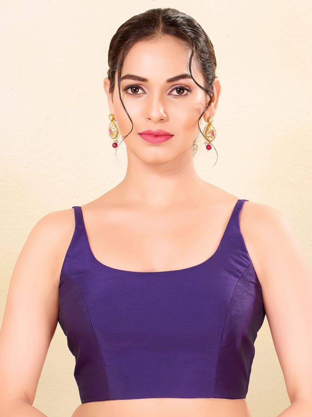 VAMAS - THE DESIGNER BLOUSES Women Square Neck Padded Readymade Saree Blouse - view 1